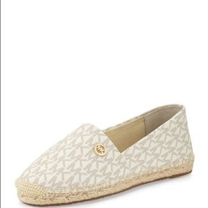 Michael Kors Kendrick Logo-Print Espadrille Flat